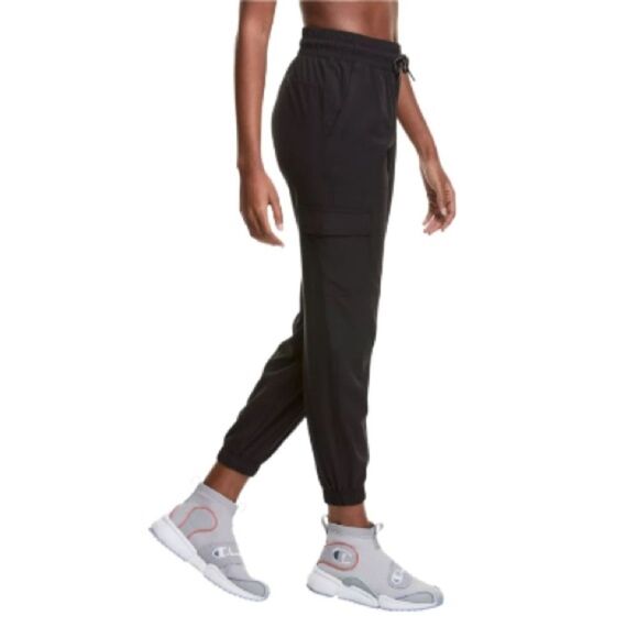 NWT Champion Athletic Sweatpants Women's Size S Moisture Wicking Pants Black - Picture 1 of 16